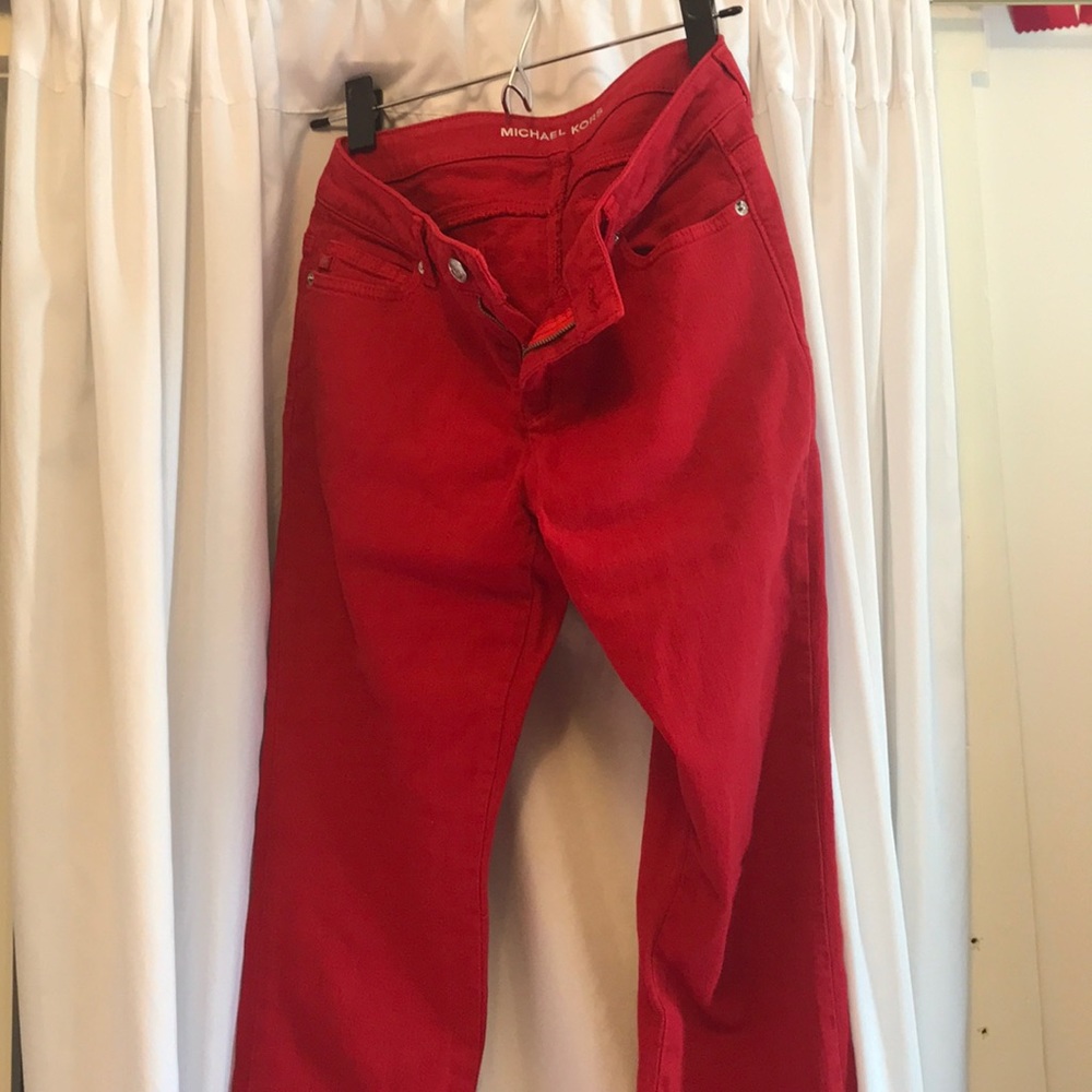 Red Micheal Kors Jeans
